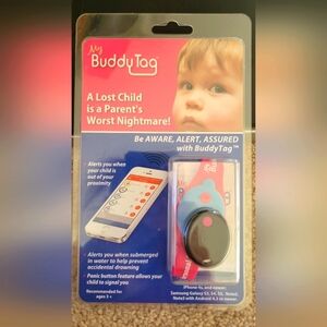 New My BuddyTag Child Safety Alert Wristband. Be aware, alert, assured with Budd